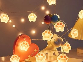 Luces decorativas x10 patitas mascotas